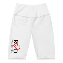 Load image into Gallery viewer, White Biker Shorts | Luxury Style Activewear