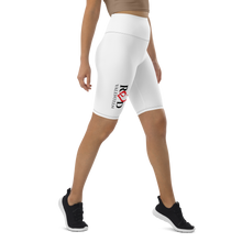 Load image into Gallery viewer, White Biker Shorts | Luxury Style Activewear