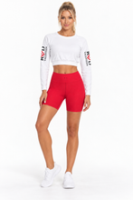 Load image into Gallery viewer, Red Yoga Shorts
