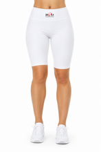 Load image into Gallery viewer, White Contour Sculpt Midi Shorts
