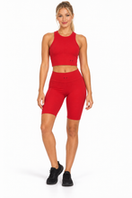 Load image into Gallery viewer, Red Knee-length Shorts
