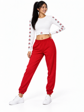 Load image into Gallery viewer, Red Water-Resistant Track Pants
